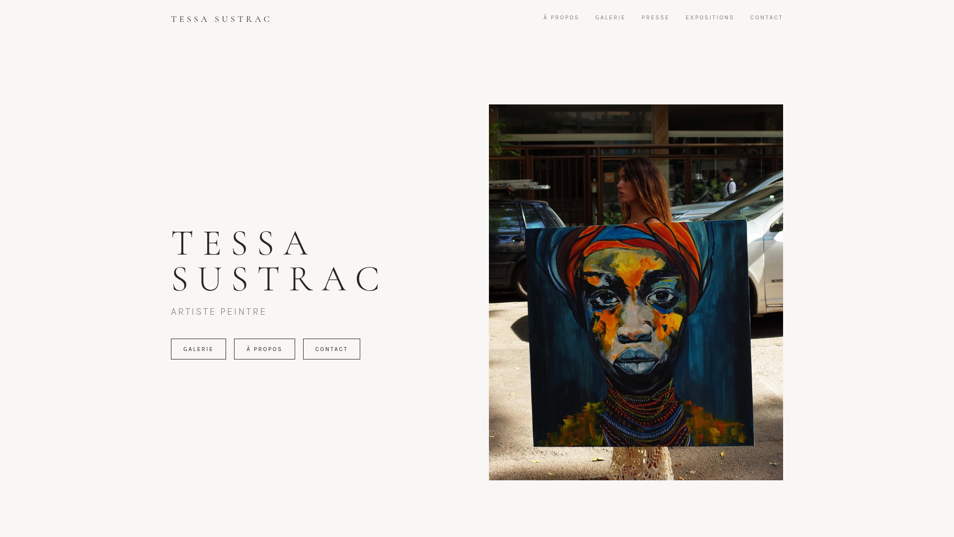 Capture du site Tessa Sustrac